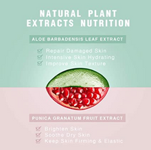 Load image into Gallery viewer, Facial Sheet Masks - Hydrating Face Mask Allantoin Sodium Hyaluronate Aloe Vera and Punica Granatum Fruit Extract Moisturizing Plant Facial Mask, Combo 6 Pack