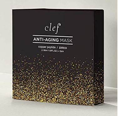 Anti-Aging Skin Care Mask 5 pcs Moisturize Brighten Increase Firmness Elasticity Repair Damaged Skin Fade Scars Reduce Pores Wrinkles Hyperpigmentation